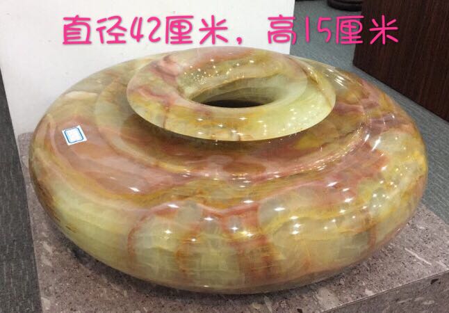 天然阿富汗玉石聚寶盆擺件家居飾品風水吉祥物送禮佳品單只出售