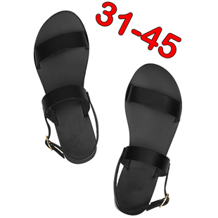 真皮平底大码女鞋41码42码43码44码45码46码