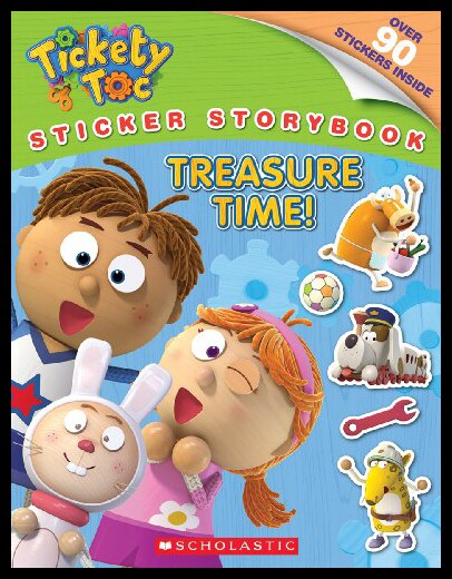 【预售】Tickety Toc: Treasure Time - Sticker Storybook