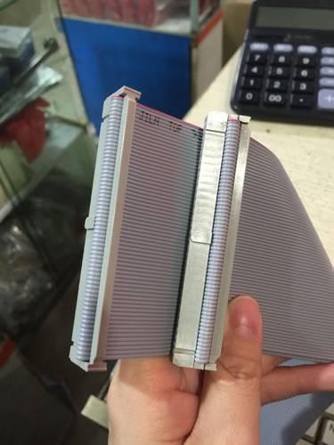 加工定制/64位灰排线/ICT测试机连接线/64PIN IDC灰色数据线