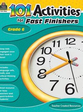 【预售】101 Activities for Fast Finishers, Grade 6