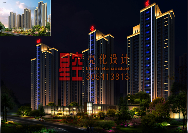 专业:城市夜景 灯光照明 led亮化工程规划 亮化效果图设计 素材