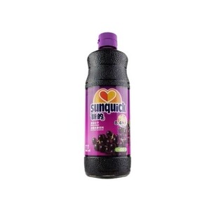 新的果汁 黑加仑子味 浓缩水果饮料 洋酒糖浆 鸡尾酒伴侣 840ml