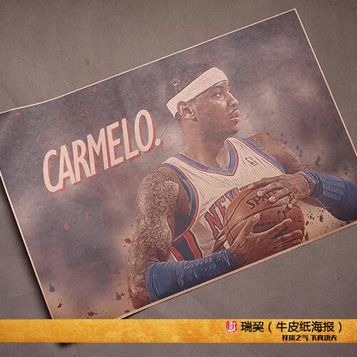Anthony海报Carmelo NBA得分王海报New York Knicks甜瓜安东尼图
