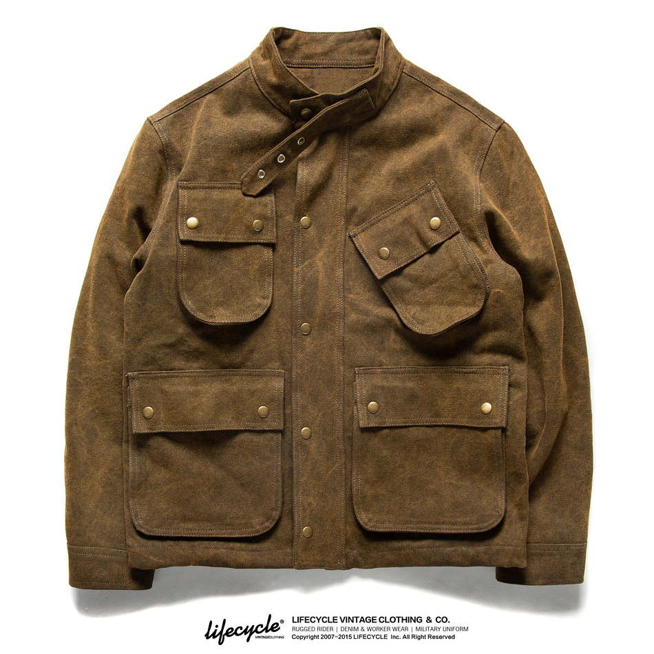 LifeCycle防水油蜡外套美式复古