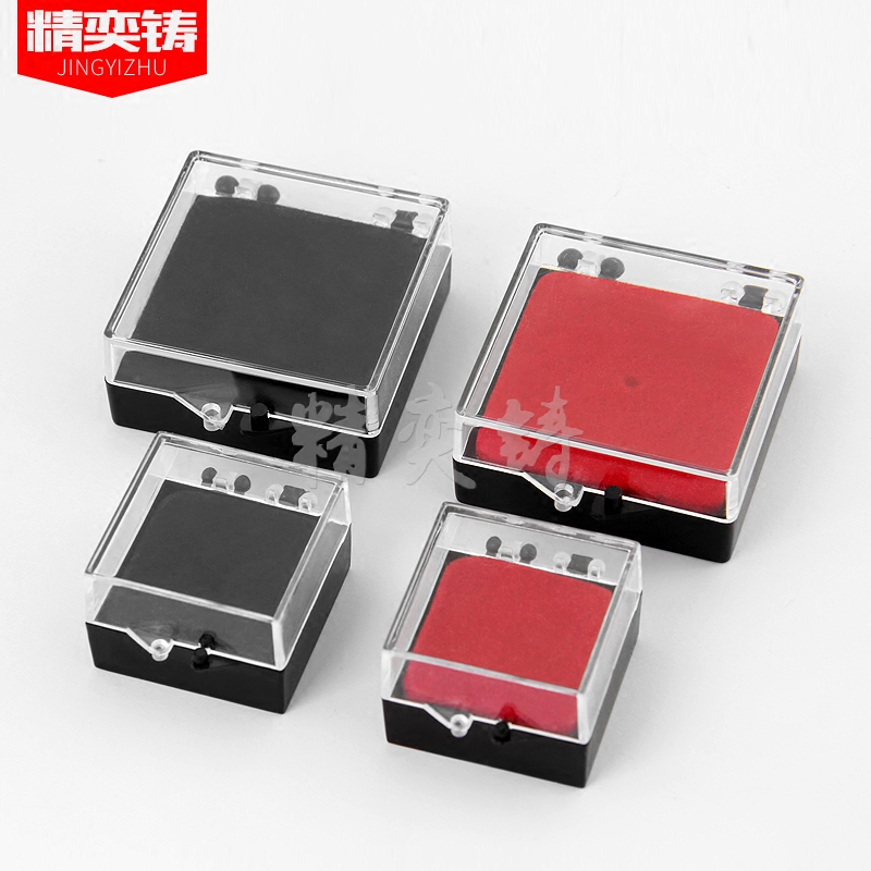 高档透明徽章包装盒定制胸章制作图片
