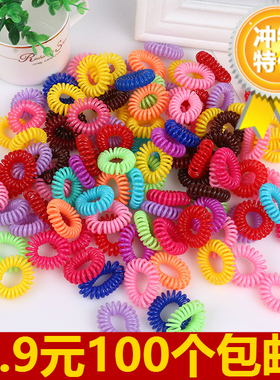 电话线发圈发绳 弹簧圈发套 幼儿园儿童戴手上的请选中号正好
