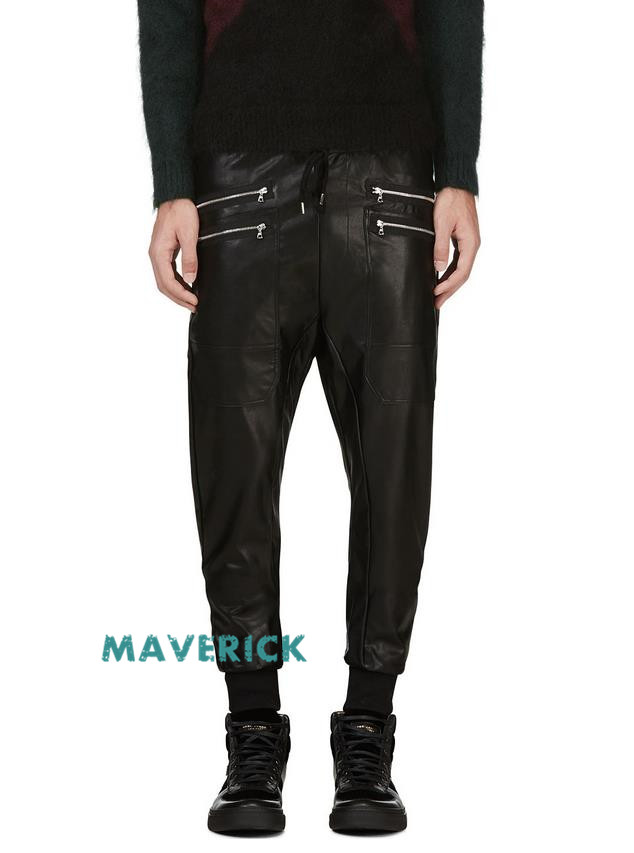 Pantalon cuir homme - Ref 1483268 Image 1