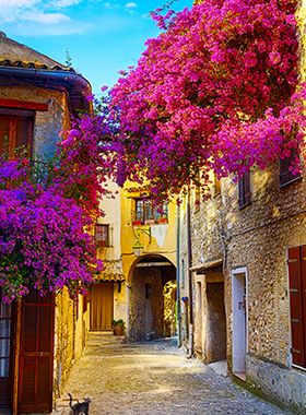 希腊爱琴海圣托里尼岛雅典欧洲建筑世界著名建筑风景装饰画J8911C