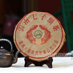 云南普洱茶 生茶 2003年土林凤凰无量山牌 云南七子饼茶 357g 老