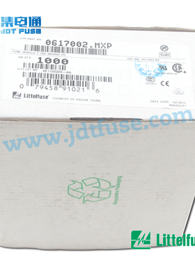 0617002.MXP力特Littelfuse 代理5x20玻璃管保险丝2A250V不带引线