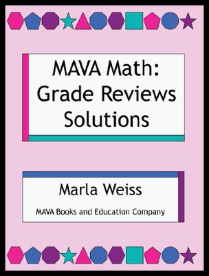 【预售】Mava Math: Grade Reviews Solutions