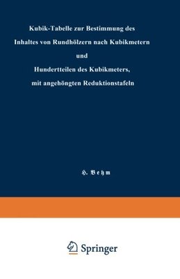 【预订】Kubik-Tabelle Zur Bestimmung Des Inh...