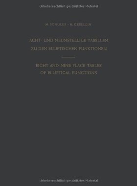 【预订】Acht- Und Neunstellige Tabellen Zu D...
