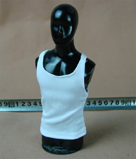 1：6兵人可动人偶配件 包胶肌肉素体可用多色背心，款型好
