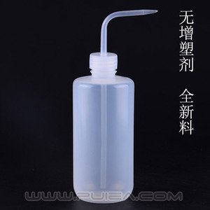 RGP隐形眼镜护理弯嘴塑料冲洗瓶OK眼镜清洗瓶浇水壶实验室500ml