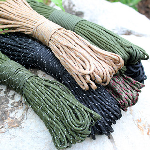 军规9芯伞绳户外登山绳速降绳子逃生绳救生失手绳装备安全绳31米