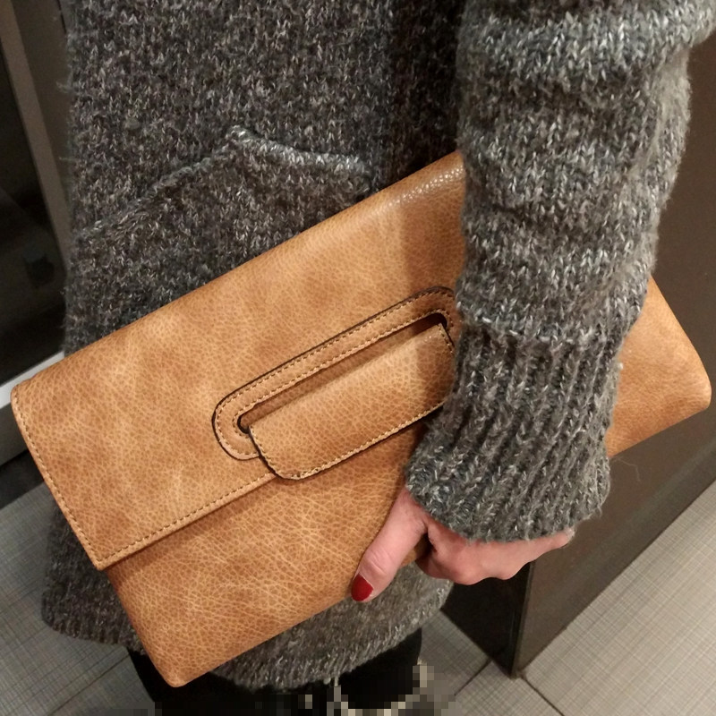 韩版简约手拿包女2019新款个性手抓包时尚复古信封包单肩链条小包|ruв категории Сумки, Г - жа сумки - от Buy2taobao.com для оказания профессиональной услуги покупки агента Taobao