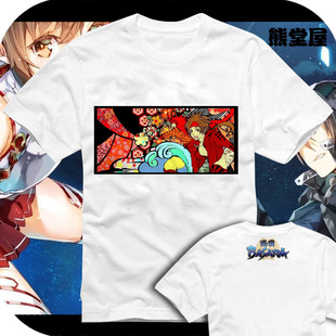 战国BASARA伊达政宗真田幸村前田庆次石田三成衣服T恤短袖