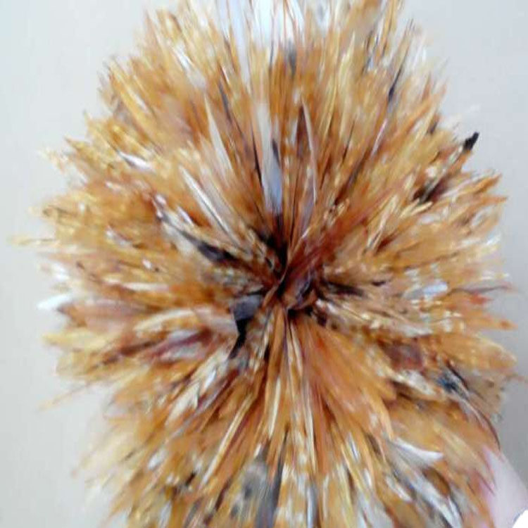 红芦花尖毛5-6英寸波西米亚头饰网红饰品配件耳环手工diy发饰