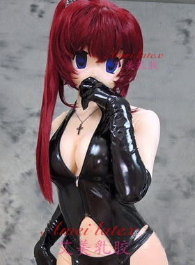 乳胶kigurumi 四件套 乳胶女王套装 KIG套装 定做