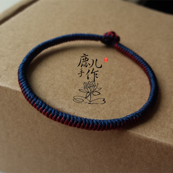 [QIN SE] KING KONG KNOT TO KEEP SAFE HAND ROPE RED ROPE BLACK BRAIDED ROPE DIY MATERIAL PACKAGE TUTORIAL MULTI-COLOR OPTIONAL