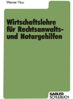 【预售】Wirtschaftslehre Fur Rechtsanwalts- Und Notarg...