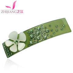 Ms Jiang floral hair clip bangs big Korea clips hair accessories pony tail clip spring clip hairpin cross clip headgear