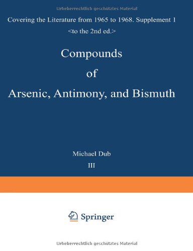 【预订】Compounds of Arsenic, Antimony, and ...