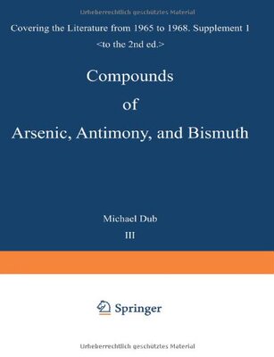 【预订】Compounds of Arsenic, Antimony, and ...