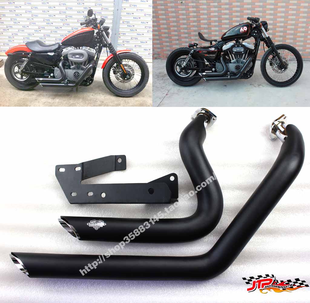 适用哈雷VANCE&HINES VH排气 XL883 1200 48 改装排气管 消音器