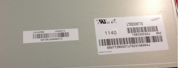 LTM200KT10 / 03  LM200WD3  M185B1-L20  联想 C200一体机