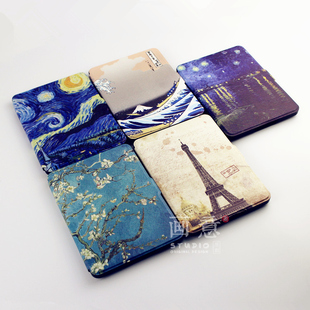 558 new Kindle paperwhite3/2/1保护套499壳kpw休眠超薄蚕丝皮套