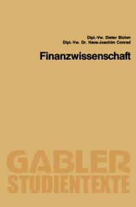 【预售】Finanzwissenschaft