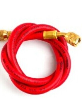 格美 双公加液管 R410-1.5m 红色 CM-360R 汽车维修加氟管 冷媒管