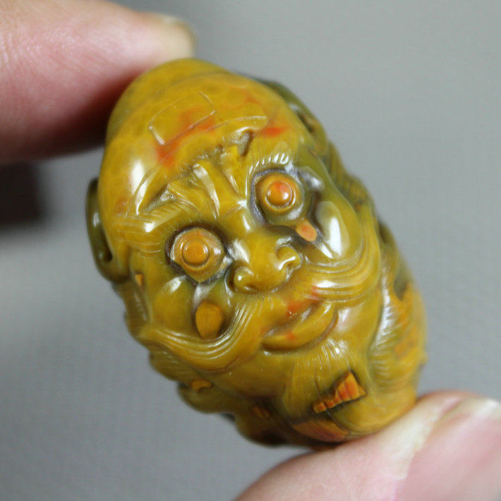 【战国红专卖】天然宣化上谷战国红玛瑙雕刻吊坠挂坠 精品