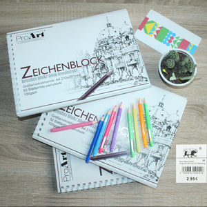 包邮 立华画材 速写本A4 50页素描本美术16K绘画本子空白本 工厂