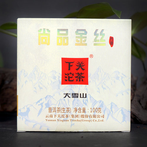 大雪山尚品金丝100克下关沱茶