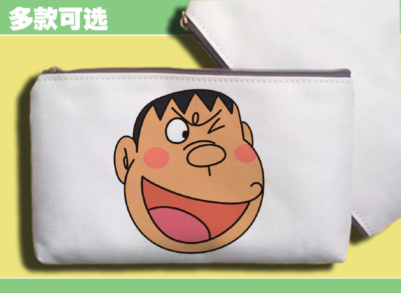 笔袋零钱包手机手机包哆啦a梦刚田武胖虎技安胖妹刚卡通头像q版