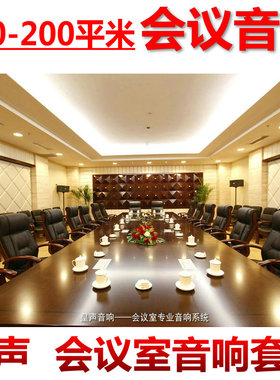 KingAudio/皇声 H12一拖四 100-300平方 会议室音响 会议音箱套装