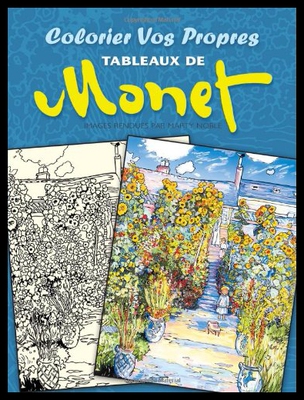 【预售】Colorier Vos Propres Tableaux de Monet