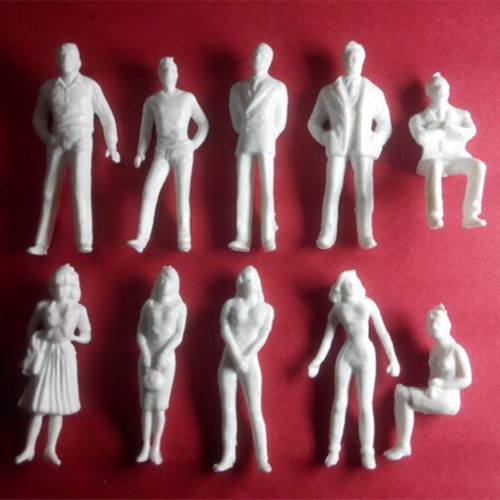 建筑沙盘模型 1:50 1:75白色 皮肤色 肉色人物 白色小人 小人仔