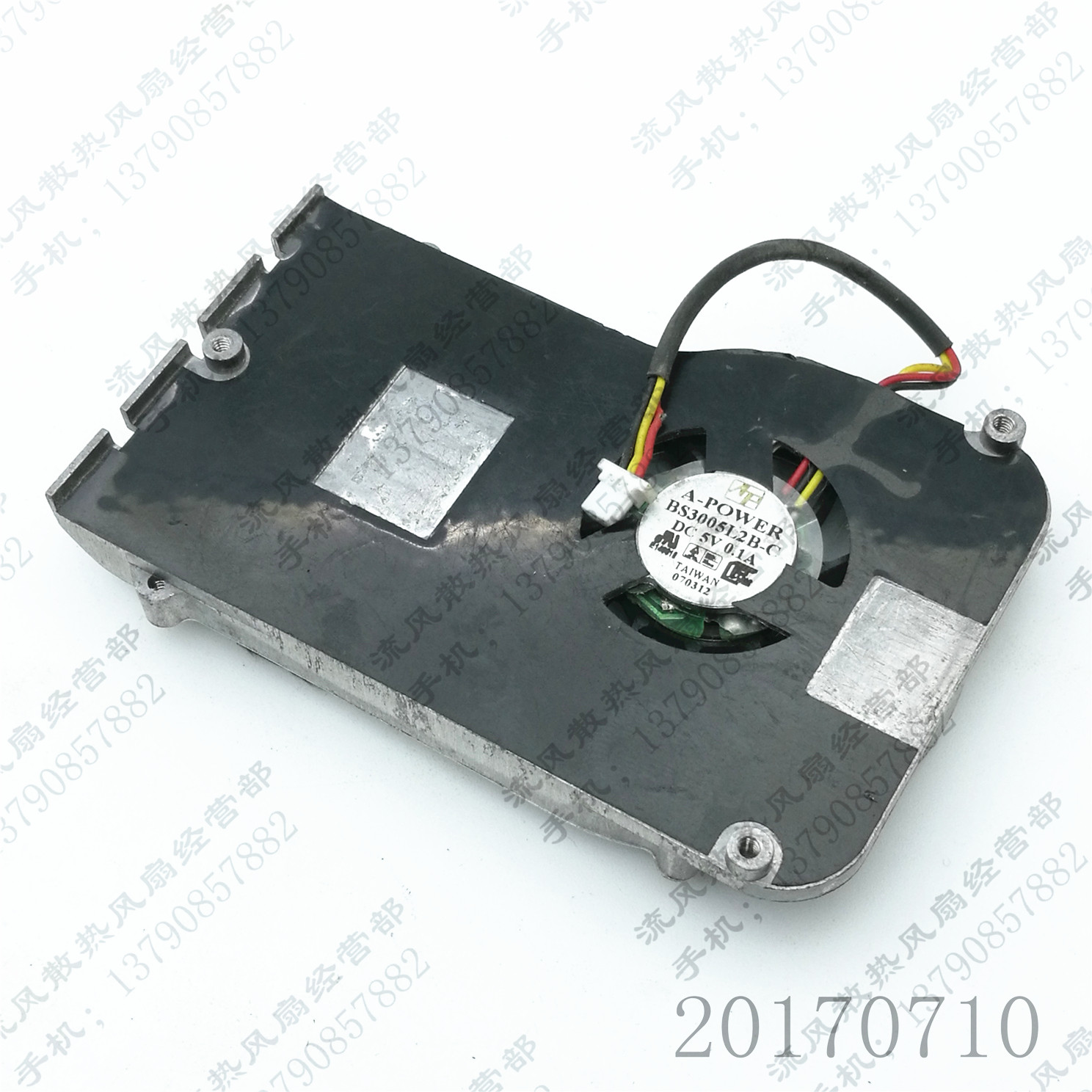 原装 AP A-POWER BS3005L2B-C 5V 0.1A 3线笔记本CPU散热风扇