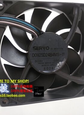 日本SERVO伺服 D0925D24B4MS-11 9225 24V 0.085A 变频器散热风扇