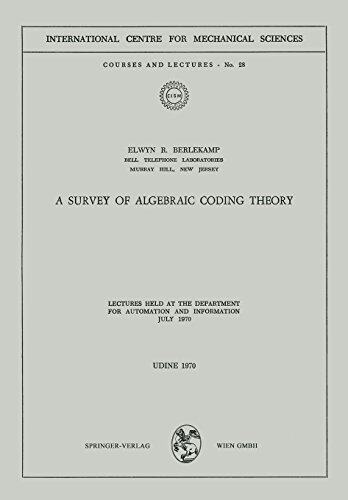 【预订】A Survey of Algebraic Coding Theory:...