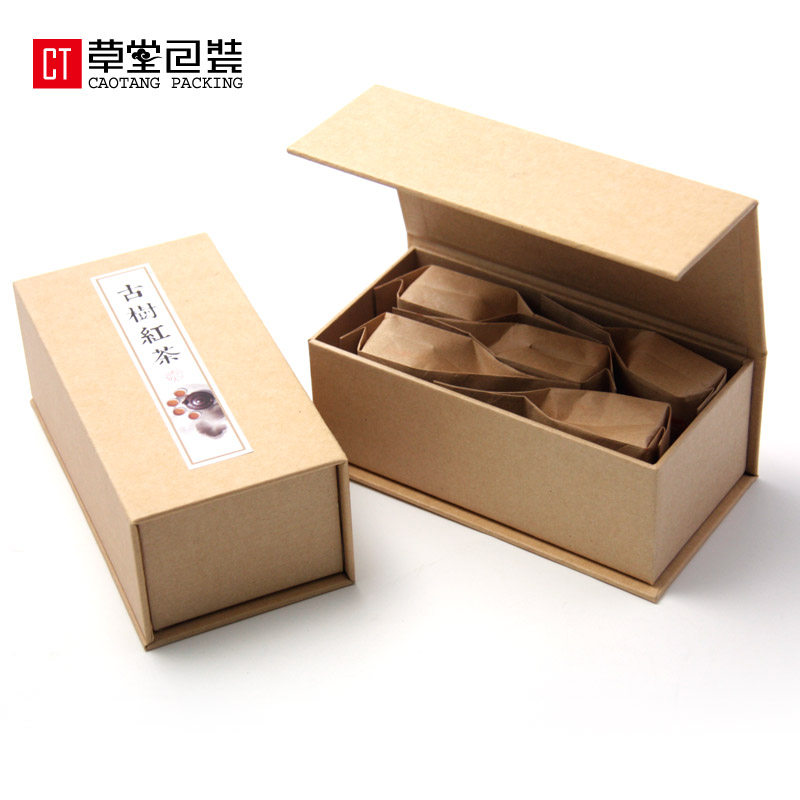 環保牛皮紙茶葉罐盒無字通用可貼普洱古樹滇紅福鼎白茶草堂包裝在類目 餐飲具, 茶具, 茶葉罐中 - 來自Buy2taobao.com提供專業的淘寶代購服務