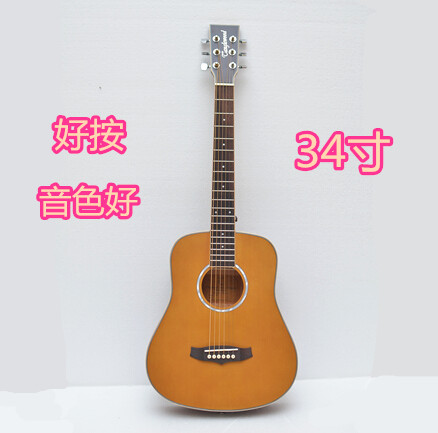 大树旅行吉他34寸36寸民谣吉他女生小吉他 单板吉他 成人儿童通用