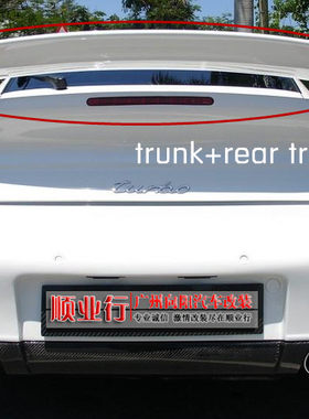 Porsche 996 Turbo/Carrera rear trunk spoiler 04保时捷996尾翼