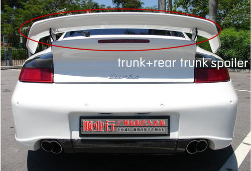 Porsche 996 Turbo/Carrera rear trunk spoiler 04保时捷996尾翼