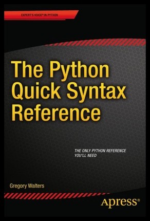 【预售】The Python Quick Syntax Reference